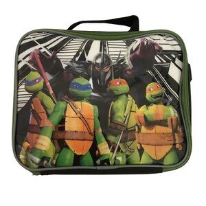 VTG Nickelodeon Green TMNT Teenage Mutant Ninja Turtles Lunchbox Shredder 2014